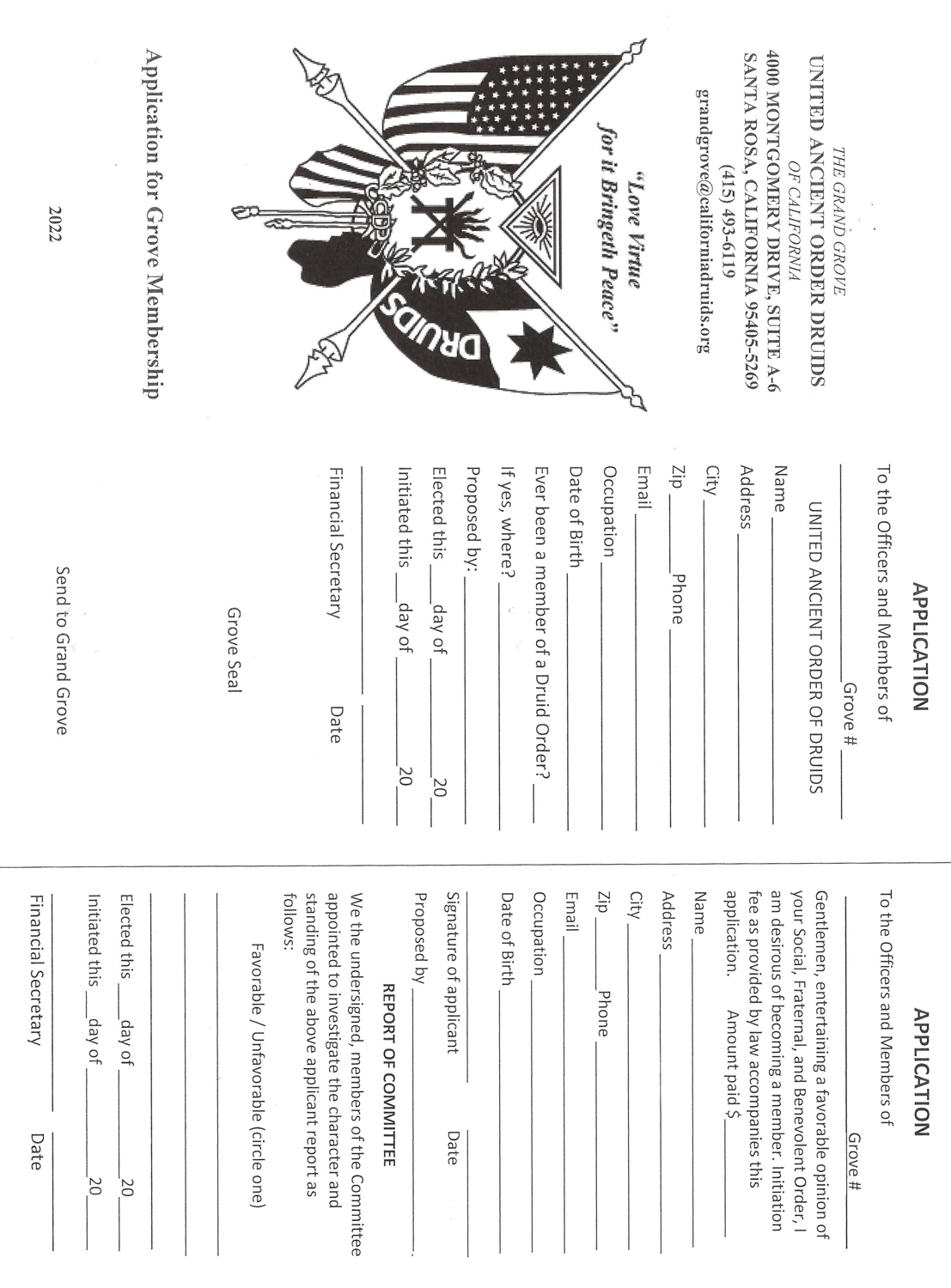 Image of Application Form